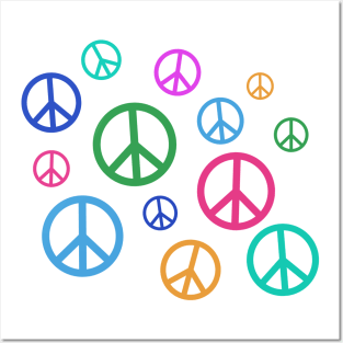 Peace Rainbow Posters and Art